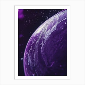 Purple Planet Art Print