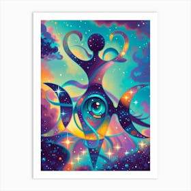 Psychedelic Painting 11 Art Print