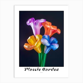 Bright Inflatable Flowers Poster Freesia 2 Art Print