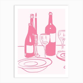 Table Setting Art Print