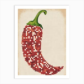 Red Chili Pepper 1 Art Print