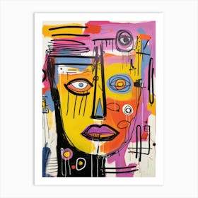 Face Of A Man 2 Art Print