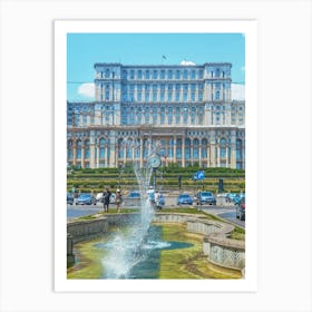 Colossal monument of ambition and power. Art Print