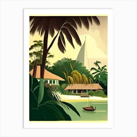 Caye Caulker Belize Rousseau Inspired Tropical Destination Art Print