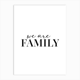 Family Quotes Prints, Living Room Prints 02 Art Print