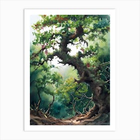 Tree In The Forest 2 Art Print