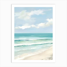 Beach Painting 1 Art Print