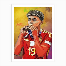 Lamine Yamal 2 1 Art Print