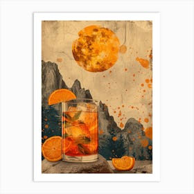 Aperol Spritz Orange 41 Art Print