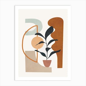 Soft Shapes Vi Art Print