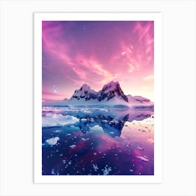 Arctic Night Sky Art Print