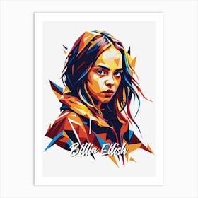 Billie Eilish 01 Art Print