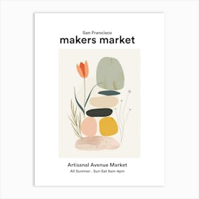 San Francisco Artisanal Avenue Market 1 Art Print