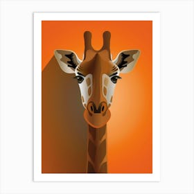 Giraffe Head 1 Art Print