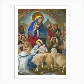 Nativity Scene 19 Art Print