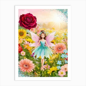 Fairy Garden 1 Art Print