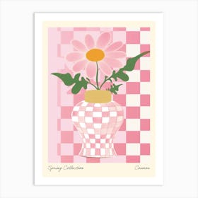 Spring Collection Cosmos Flower Vase 4 Art Print