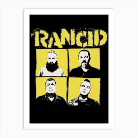 rrancid band punk music Art Print