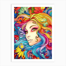 Beautiful and Colourful Art Print