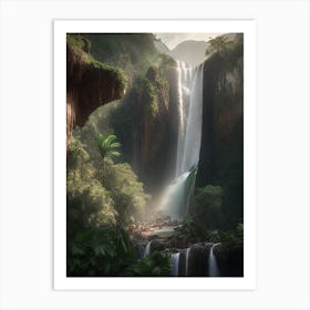 Cascada De Basaseachi, Mexico Realistic Photograph (2) Art Print