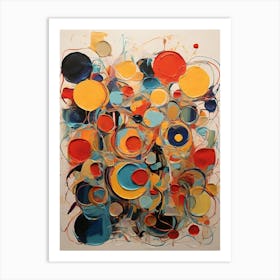 Abstract Circles 4 Art Print