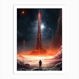 Mass Effect Tower 1 Art Print