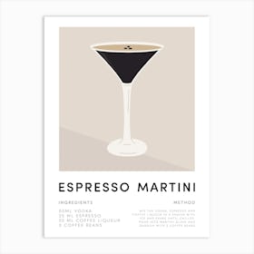 Espresso Martini No.1 Art Print