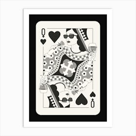 Queen Of Hearts 4 Art Print