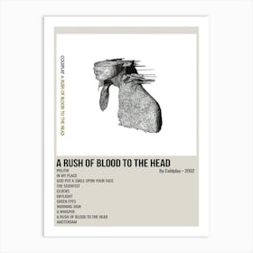 A Rush Of Blood To The Head By Coldplay Art Print