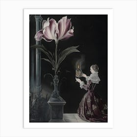 Dark Gothic 'The Tulip' Art Print