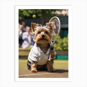 Wimbledon Dog Art Print