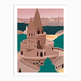 Budapest Castle Art Print