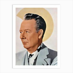 Charles Coburn Retro Collage Movies Art Print