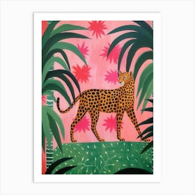 Leopard In The Jungle Art Print