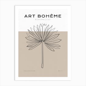Boho Bohemian 8 Palm Art Print