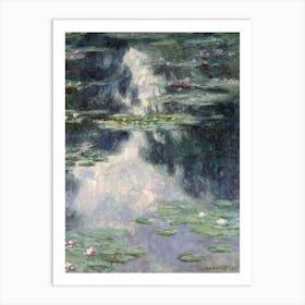 Pond With Water Lilies, Claude Monet Art Print