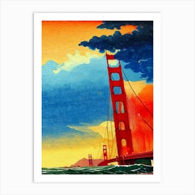 Golden Gate Bridge 3 Art Print