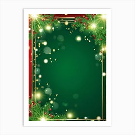 Christmas Frame Art Print