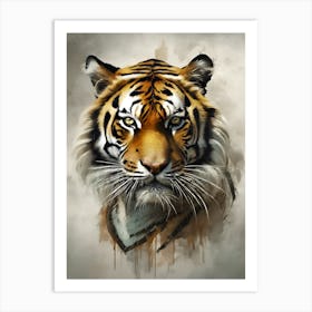 Majestic Gaze: Portrait of the Wild Art Print