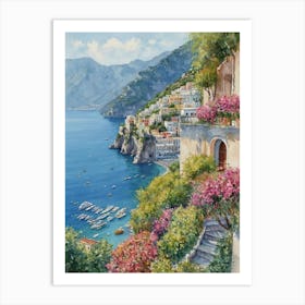 Amalfi Coast Art Print