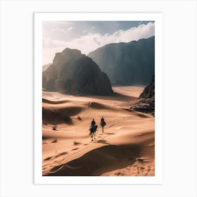 Jordan Desert Art Print