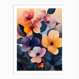 Flowers In Bloom 9 Art Print