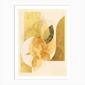 Golden Leaves 65 Art Print