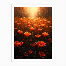 Red Tulips 1 Art Print