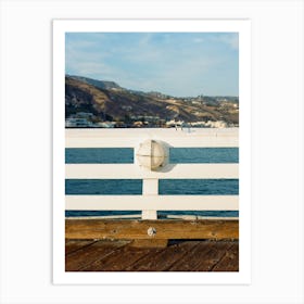 Malibu Pier II on Film Art Print