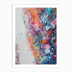 Abstract City Painting Art Print