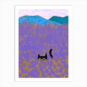 Lavender Field Art Print