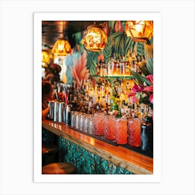 Tropical Bar 1 Art Print