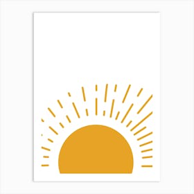 Sun Rays Art Print