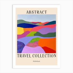 Abstract Travel Collection Poster Netherlands 1 Art Print